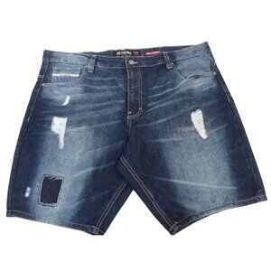 Ecko Unltd. Vintage Y2K Men's Size 44 Distressed 21 Inch Blue Denim Jorts Shorts